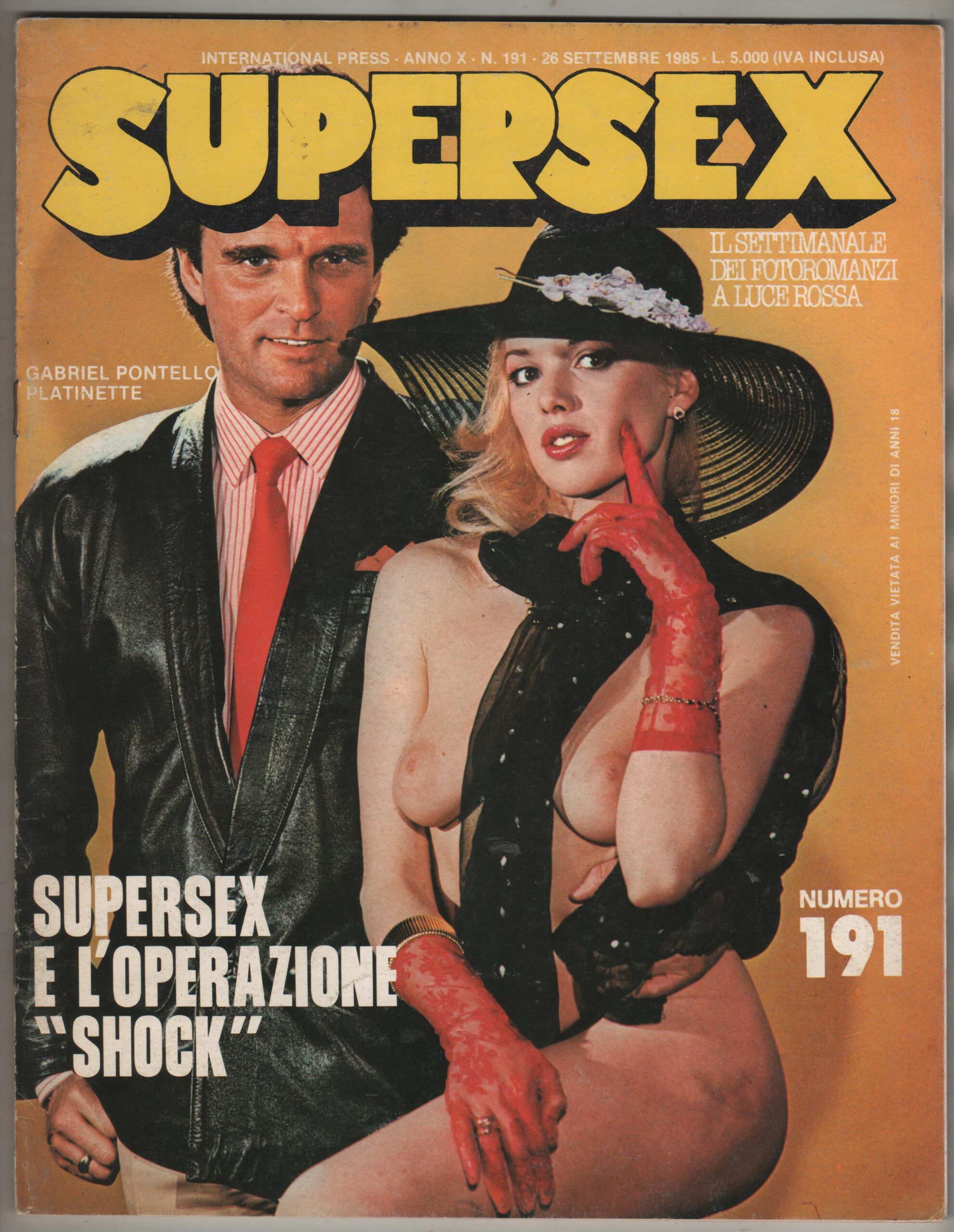 SUPERSEX  N. 191   SUPERSEX E L' OPERAZIONE "SHOCK"