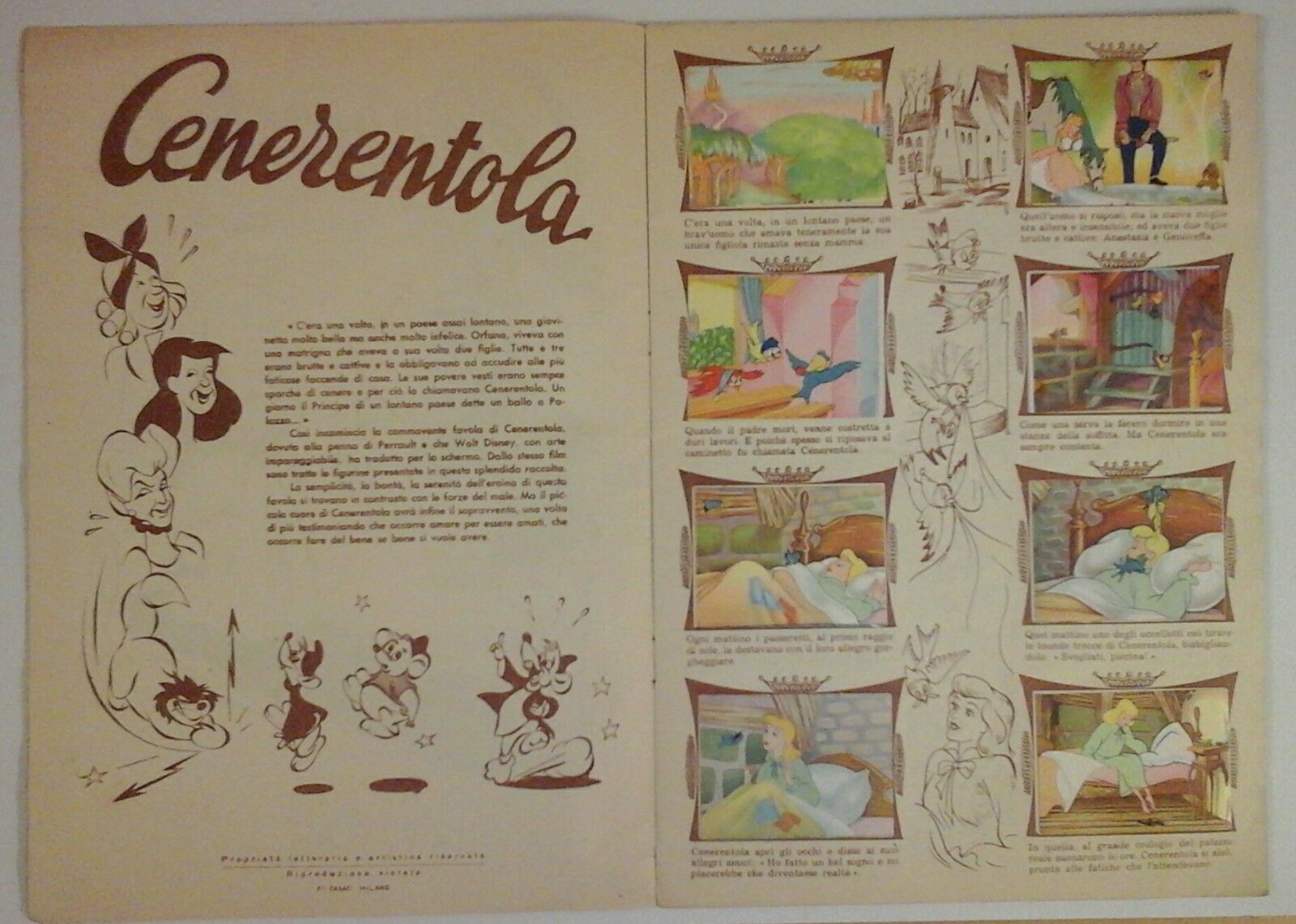 CENERENTOLA collezioni Lampo 1953 completo ottimo cards album CPL 240/240  Ia ed. - Endrucomics